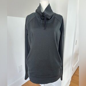 Lightweight Columbia funnel neck sweatshirt in charcoal gray size M